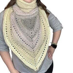 Handcrafted Crochet Cowl Neck Scarf New Handmade by Seller‎ One Size Adult Knit